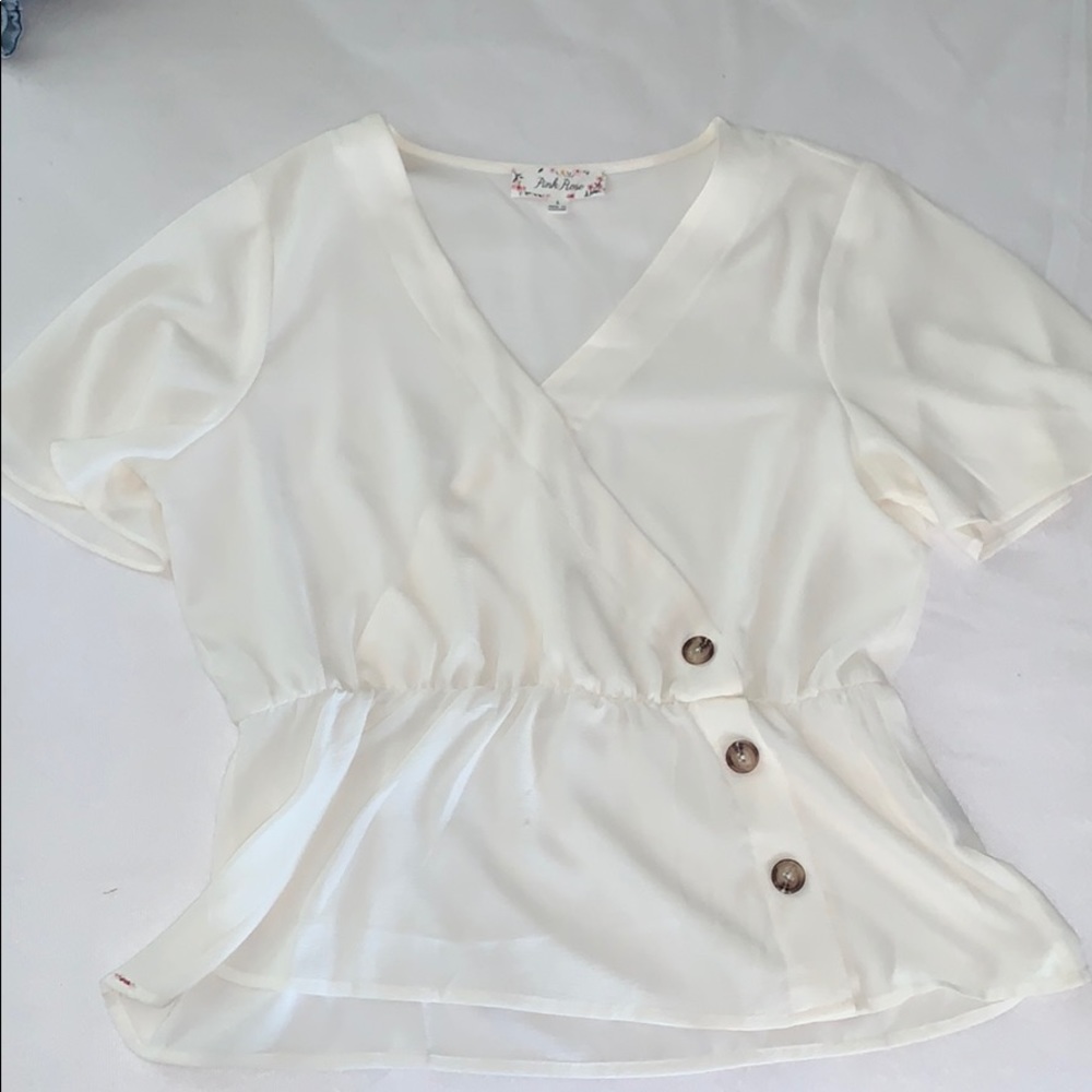 Cream Blouse
